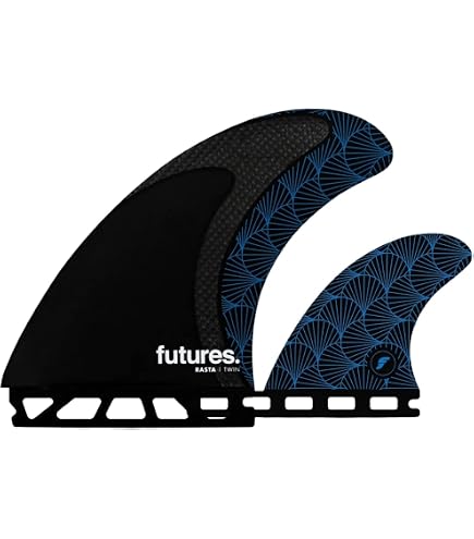 Amazon.com : Futures Fins Rasta Keel Twin Fin Set : Sports & Outdoors